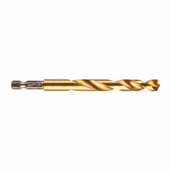 Свердло по металу RedHEX HSS-G TiN MILWAUKEE, Ø9,5мм