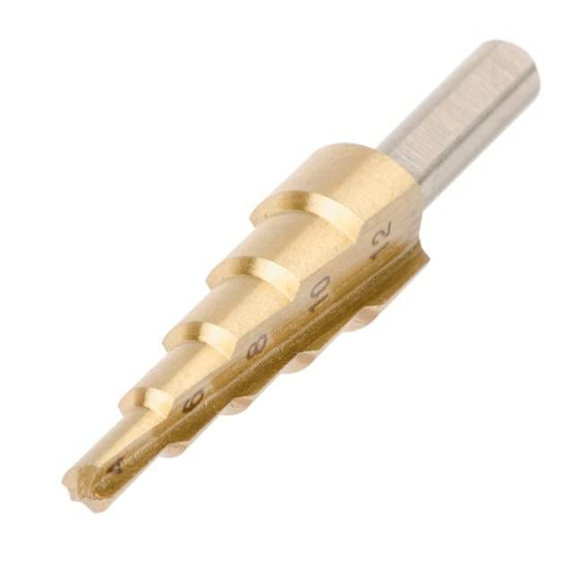 Свердло ступінчасте по металу, 4-12 мм INTERTOOL SD-5812