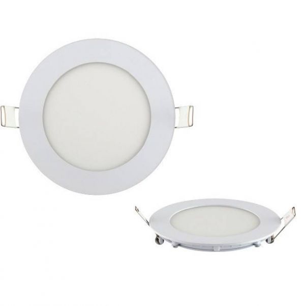 Світильник панель врізна кругла SMD LED 6W 6400К d-120мм 270Lm/2/40 Світильник панель врізна кругла SMD LED 6W 6400К d-120мм 270Lm/2/40