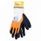 Рукавички трикотажні з подвійним латексним покриттям р10 (жовто-чорний манжет) Sigma (9445621)