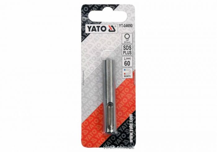 Тримач насадок SDS YATO: HEX-1/4", L=60 мм