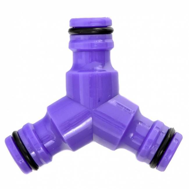 Трійник для розгалуження або з'єднання, пластмасовий штуцерний, PALISAD