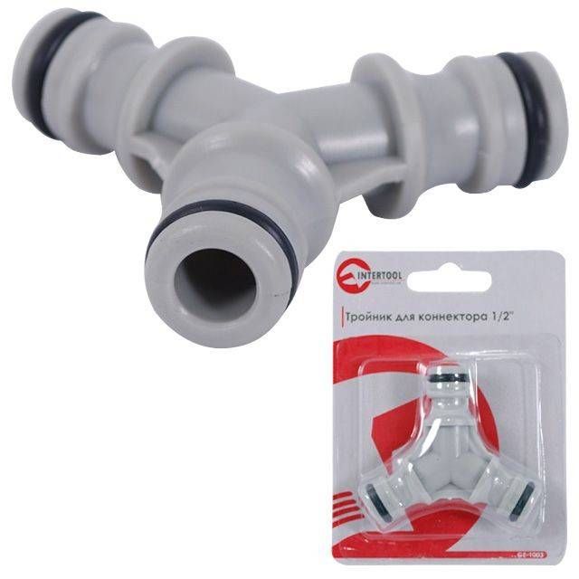 Трійник для з'єднувача 1/2" INTERTOOL GE-1003