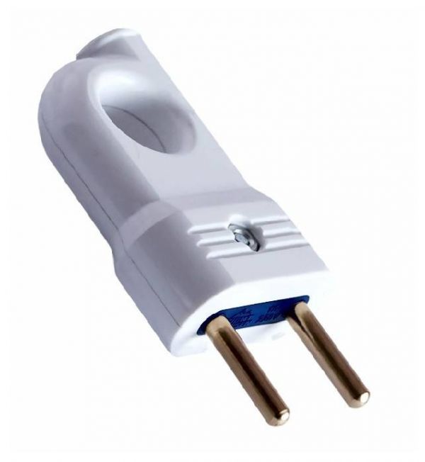 Вилка RIGHT HAUSEN STANDARD плоска з кільцем біла HN-021131