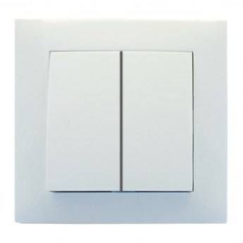 Вимикач RIGHT HAUSEN VELENA 2-й внутр. білий