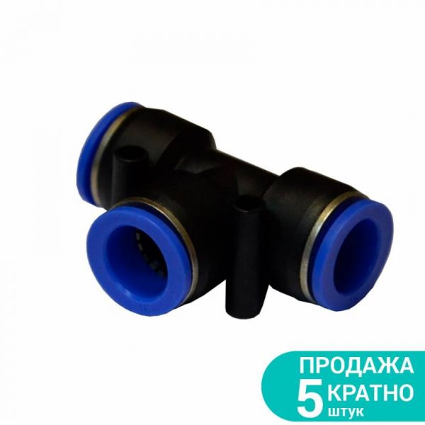 З'єднання цангове (T-подібне) Ø10*10*10мм Sigma (7026261) З'єднання цангове (T-подібне) Ø10*10*10мм Sigma (7026261)