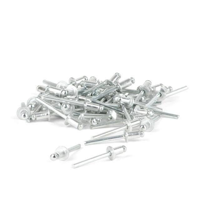 Заклепка алюмінієва, 4,8×8,0 мм, 50 шт. INTERTOOL RT-4808