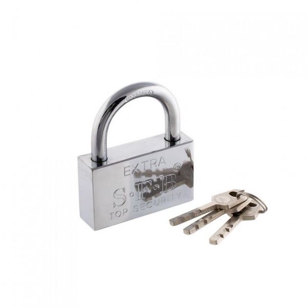 Замок навісний Extra довга дужка 52x36x17мм дисковий (фінський) ключ AURORA