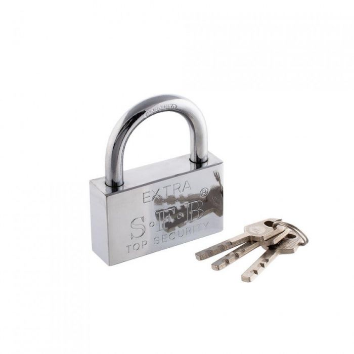 Замок навісний Extra довга дужка 52x36x17мм дисковий (фінський) ключ AURORA