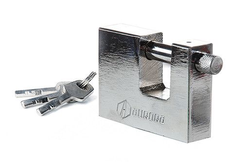 Замок навісний Extra П-подібний 50x45x18мм дисковий (фінський) ключ AURORA