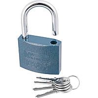 Замок навісний стальний 40 мм. синій, H8314