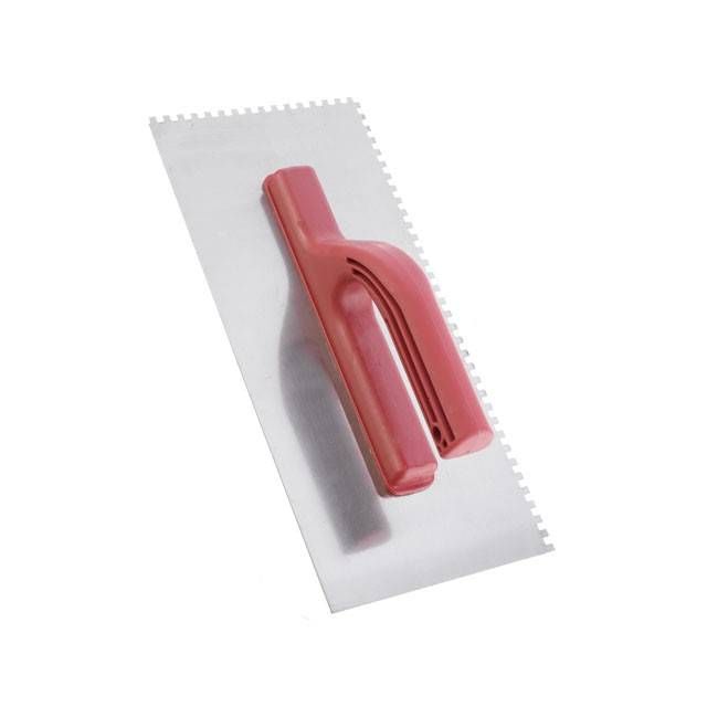 Тертка сталева, оцинкована, 280×130 мм, зуб: 4×4 мм INTERTOOL KT-0004