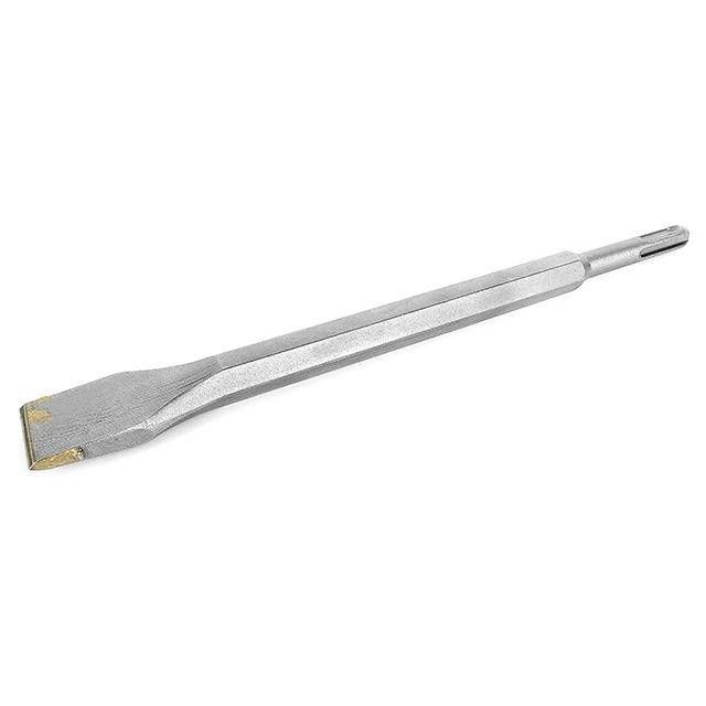 Зубило плоске, SDS-Plus, 25 мм, 250×14 мм, з побідитовою напайкою INTERTOOL SD-0450